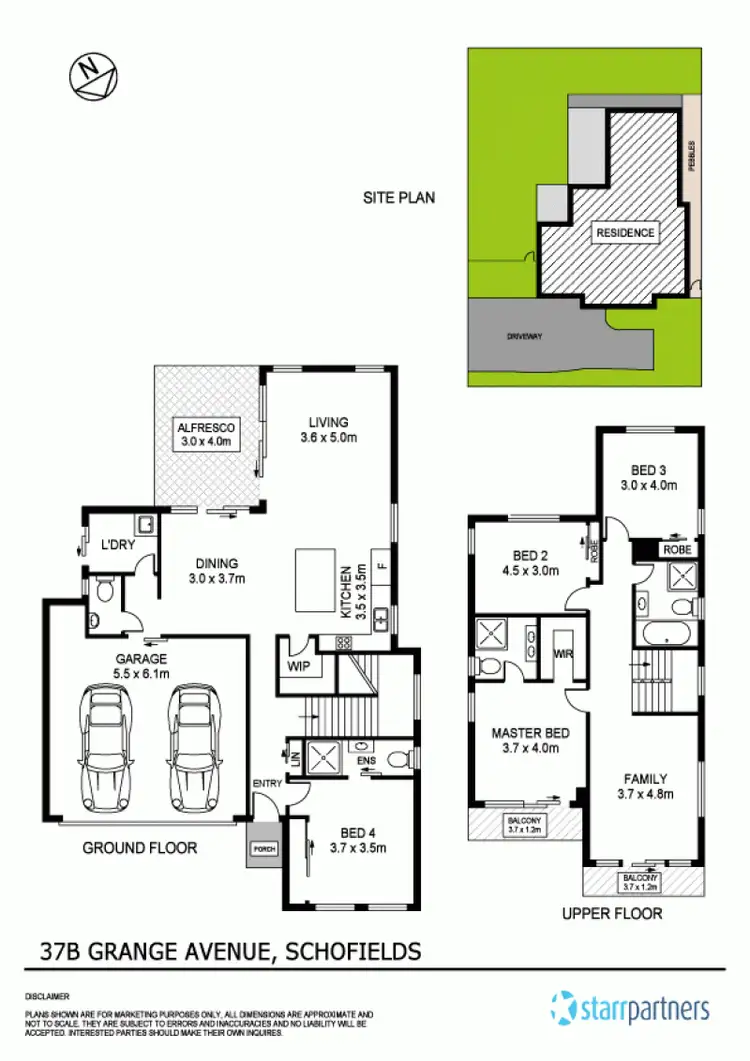 Floorplan of Homely house listing, 37B Grange Avenue, Schofields NSW 2762