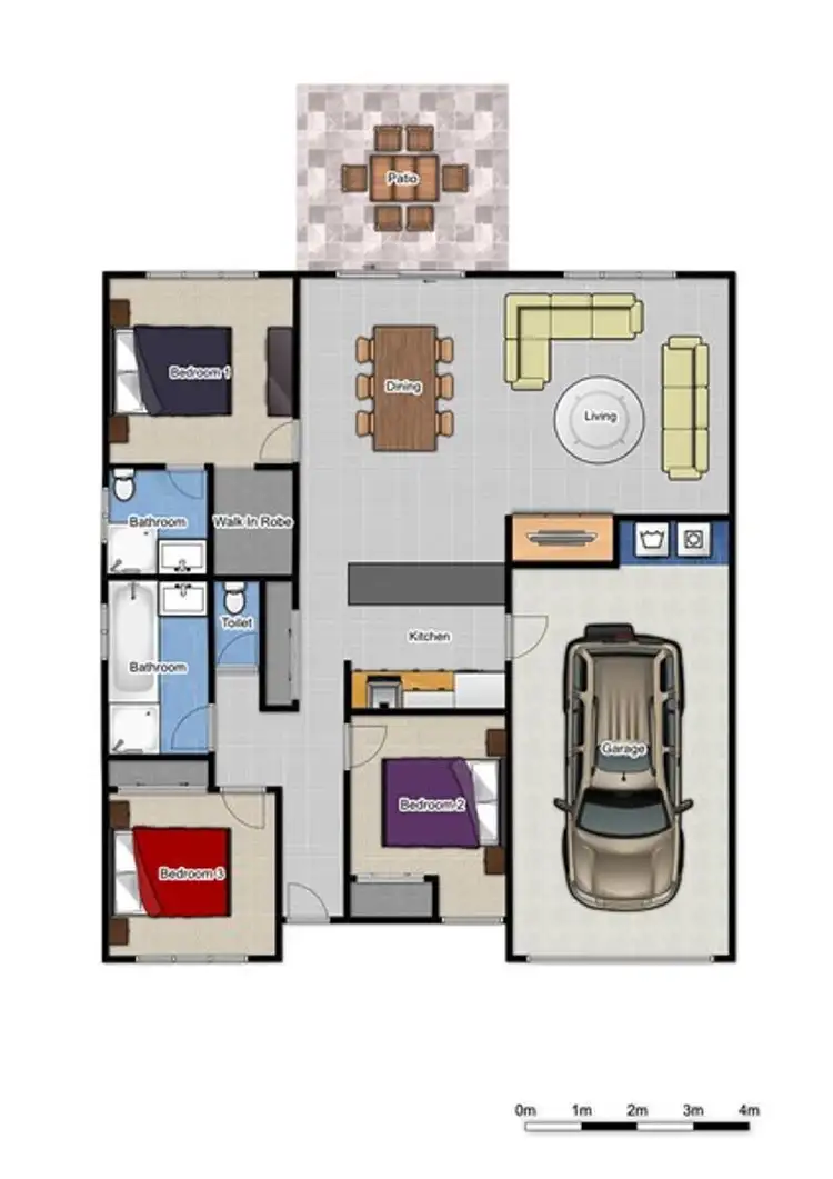 Floorplan of Homely townhouse listing, 26/20 Neiwand street, Calamvale QLD 4116