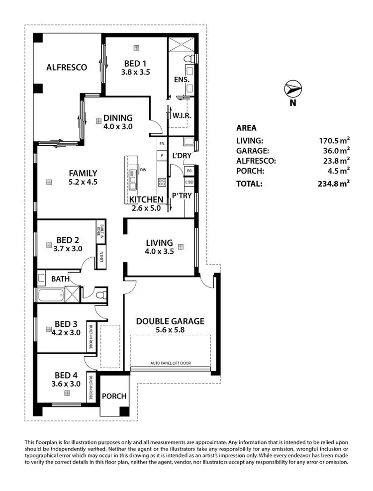 Floorplan of Homely house listing, 16 Parkindula Drive, Mount Barker SA 5251
