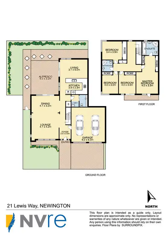 Floorplan of Homely house listing, 21 Lewis Way, Newington NSW 2127