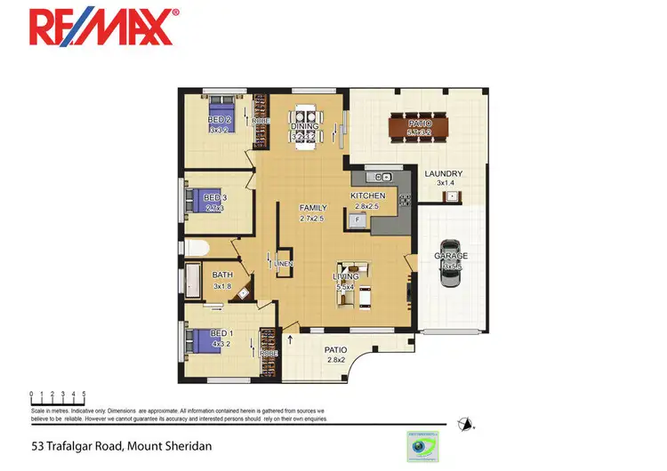 Floorplan of Homely house listing, 53 Trafalgar Road, Mount Sheridan QLD 4868