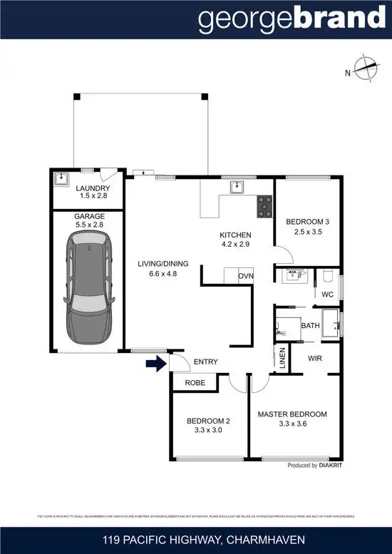 Floorplan of Homely house listing, 119 Pacific Hwy, Charmhaven NSW 2263