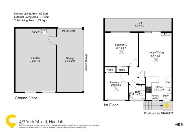 Floorplan of Homely apartment listing, 4/7 York Street, Nundah QLD 4012