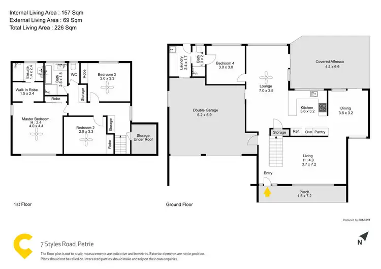 Floorplan of Homely house listing, 7 Styles Road, Petrie QLD 4502