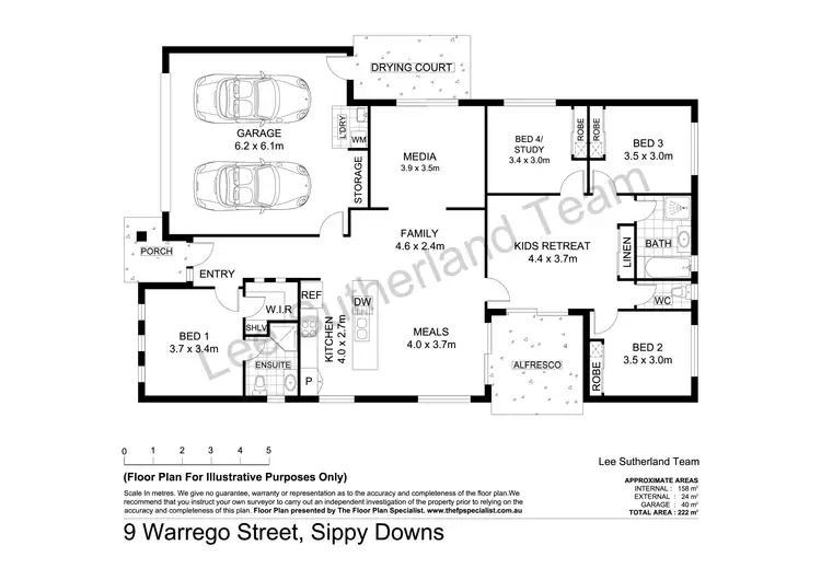 Floorplan of Homely house listing, 9 Warrego St, Sippy Downs QLD 4556