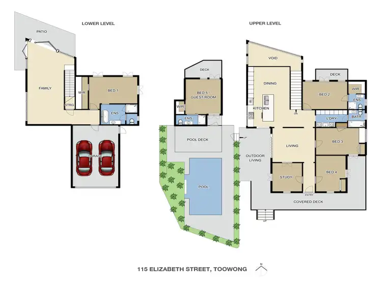 Floorplan of Homely house listing, 115 Elizabeth Street, Toowong QLD 4066