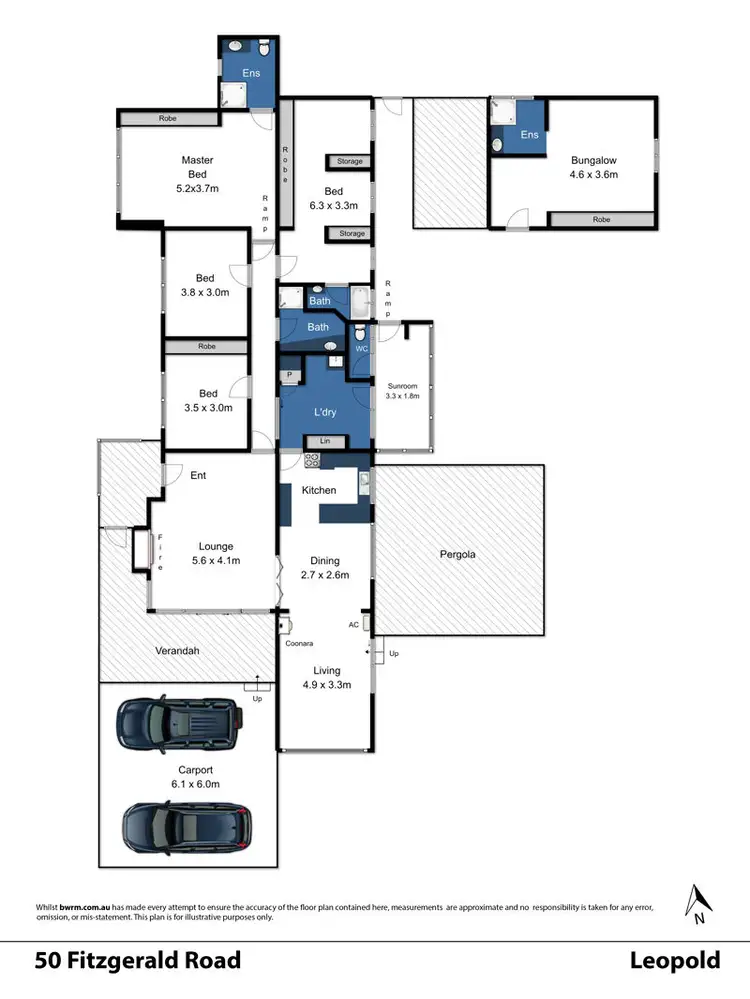 Floorplan of Homely rural property listing, 2-50 Fitzgerald Road, Leopold VIC 3224