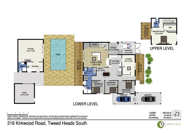 Floorplan of Homely house listing, 216 Kirkwood Road West, Tweed Heads South NSW 2486