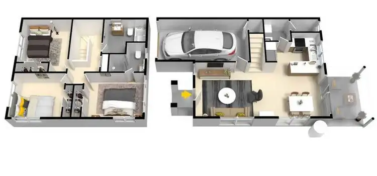 Floorplan of Homely townhouse listing, 55/17 Cunningham Street, Deception Bay QLD 4508