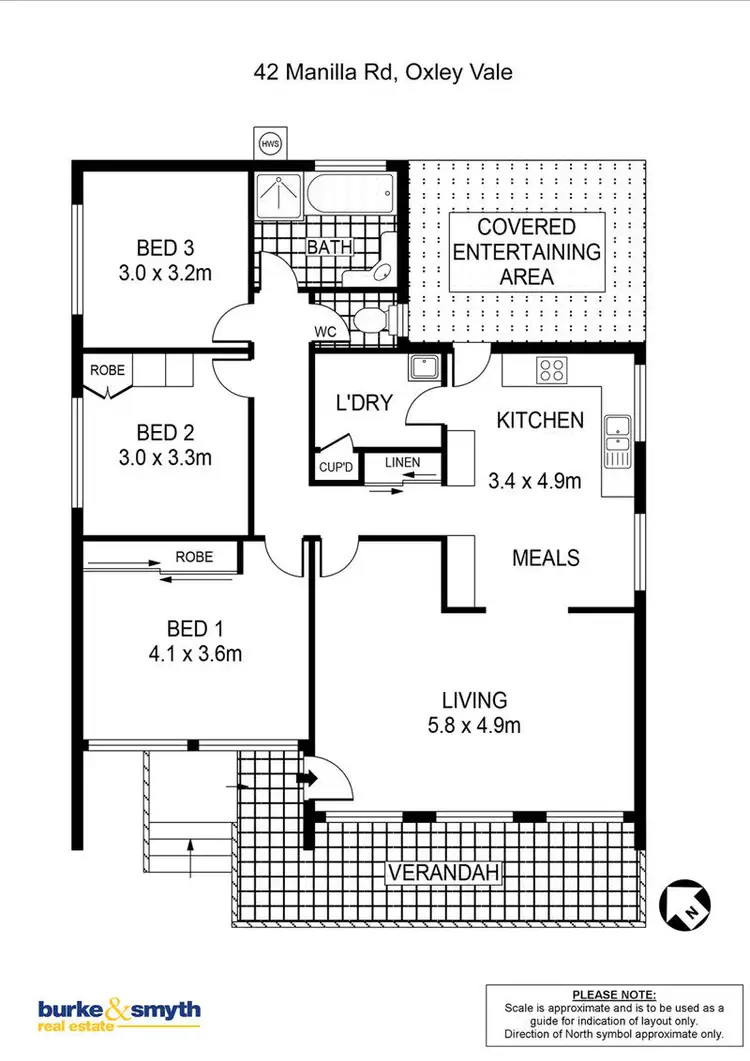 Floorplan of Homely house listing, 42 Manilla Road, Tamworth NSW 2340
