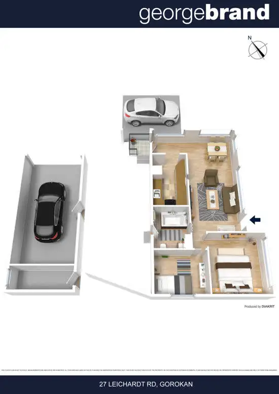 Floorplan of Homely house listing, 27 Leichhardt Road, Gorokan NSW 2263
