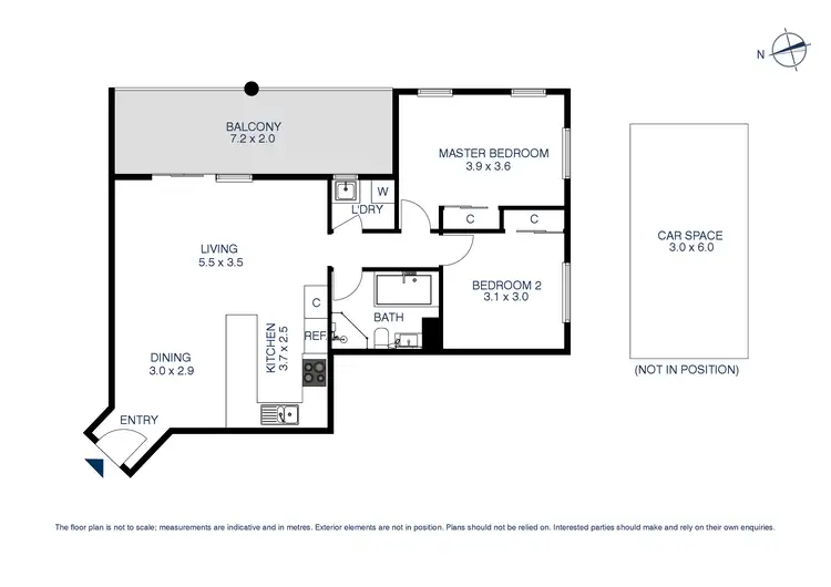 Floorplan of Homely unit listing, 16/16-18 Fifth Avenue, Blacktown NSW 2148