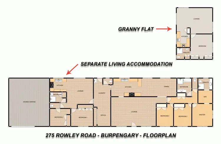 Floorplan of Homely house listing, 275 Rowley Road, Burpengary QLD 4505