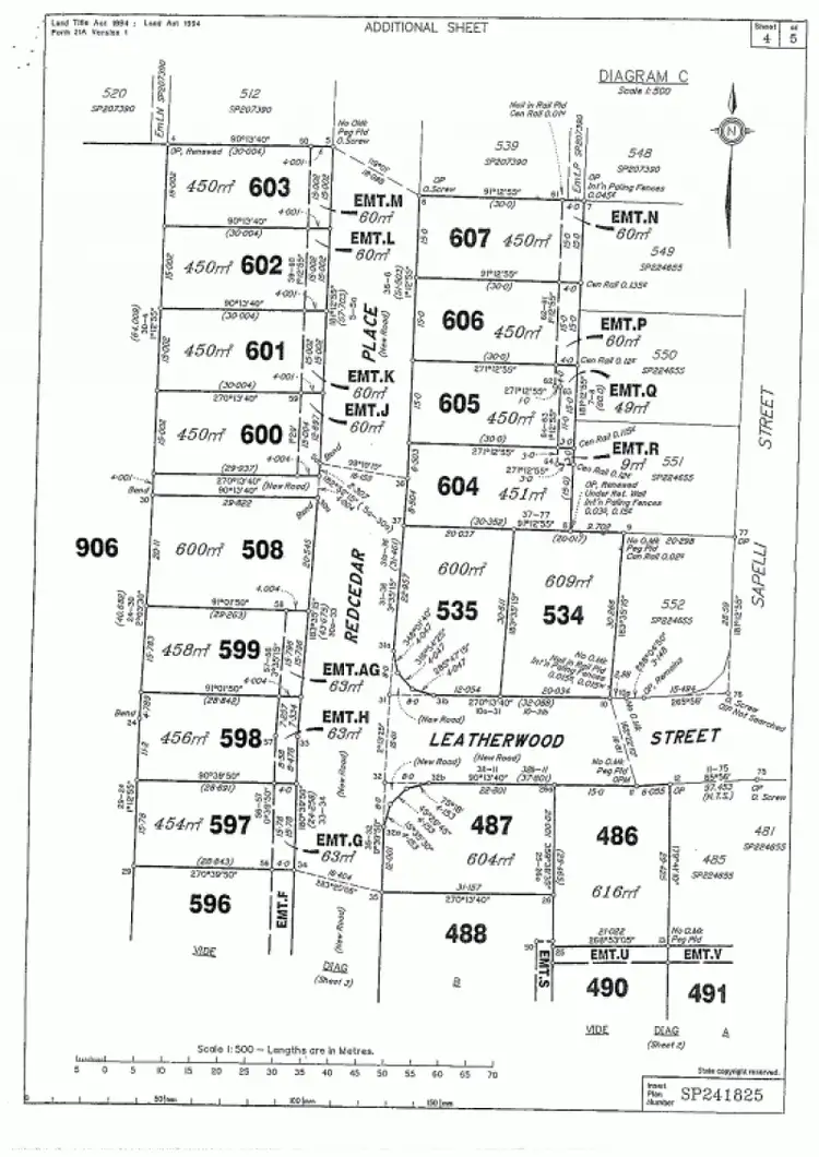 Floorplan of Homely land listing, Lot 600 Redcedar Place, Morayfield QLD 4506