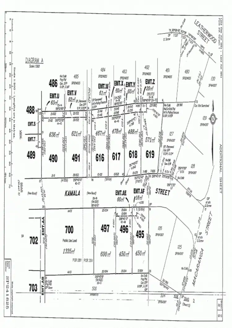 Floorplan of Homely land listing, Lot 495 Kamala Street, Morayfield QLD 4506