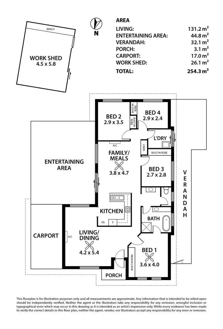 Floorplan of Homely house listing, 21 Pulleine Road, Nairne SA 5252