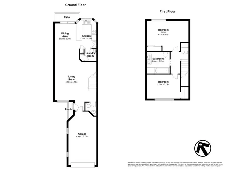 Floorplan of Homely townhouse listing, 24/382 Handford Road, Taigum QLD 4018