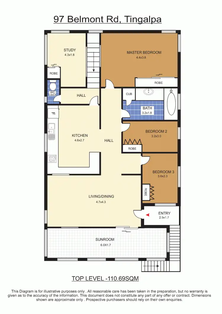 Floorplan of Homely house listing, 97 Belmont Road, Tingalpa QLD 4173