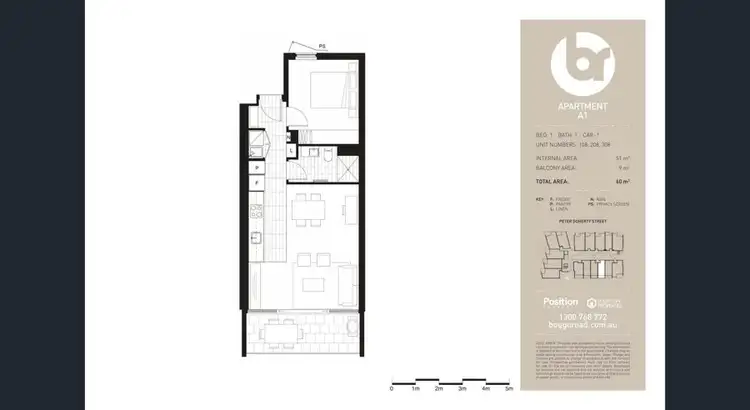 Floorplan of Homely unit listing, 208/21 Peter Doherty Street, Dutton Park QLD 4102
