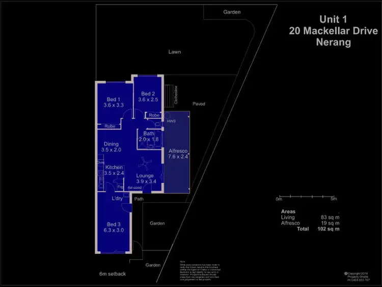 Floorplan of Homely semi-detached listing, 1/20 Mackellar Drive, Nerang QLD 4211