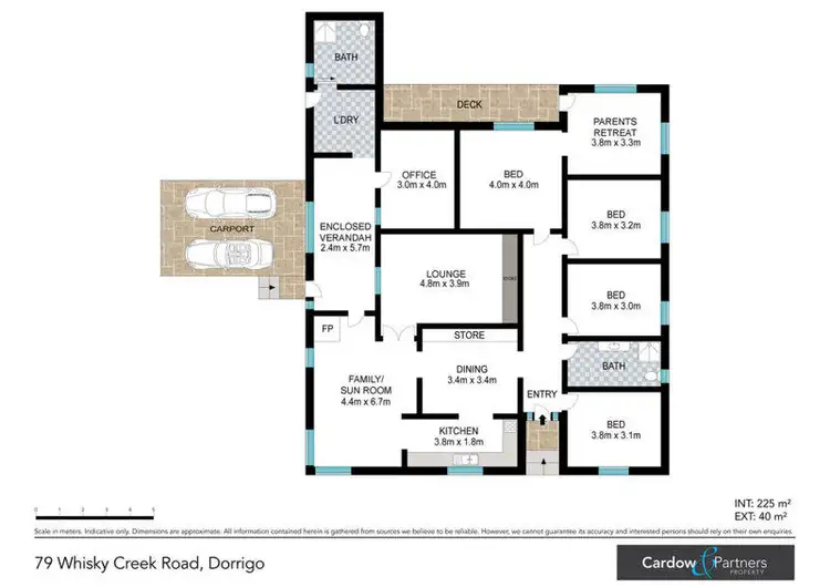 Floorplan of Homely rural property listing, 79 Whisky Creek Road, Dorrigo NSW 2453
