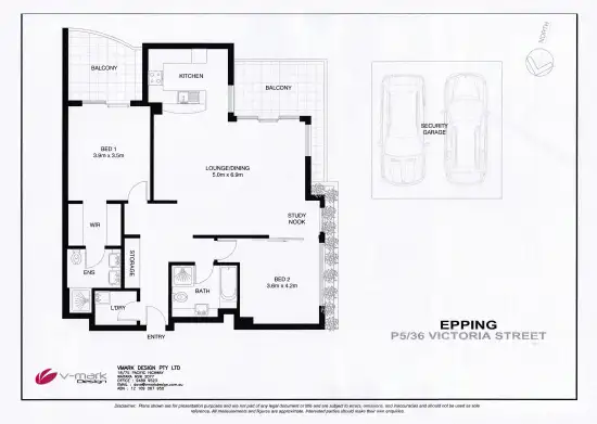 Floorplan of Homely apartment listing, P5/36 Victoria Street, Epping NSW 2121