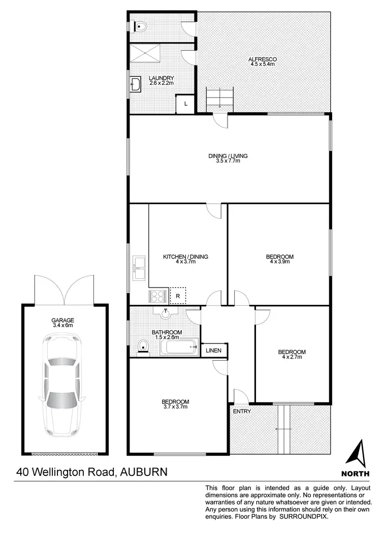Floorplan of Homely house listing, 40 Wellington Road, Auburn NSW 2144