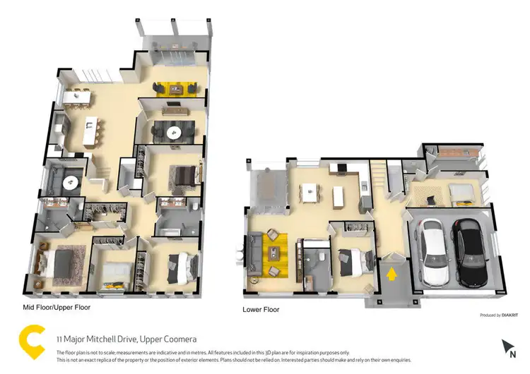 Floorplan of Homely house listing, 11 Major Mitchell Drive, Upper Coomera QLD 4209