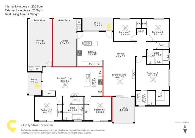 Floorplan of Homely house listing, z4 Emily Street, Marsden QLD 4132