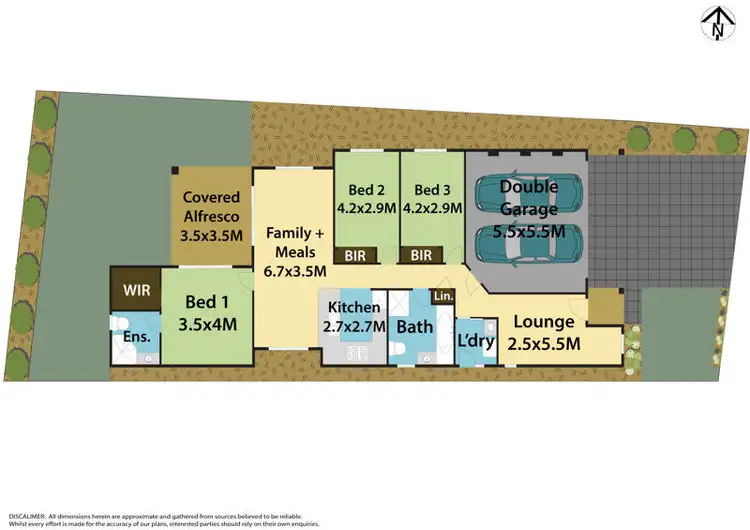 Floorplan of Homely house listing, 7 Pebble Crescent, The Ponds NSW 2769