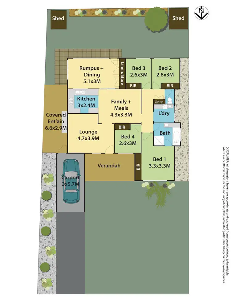 Floorplan of Homely house listing, 161 Madagascar Drive, Kings Park NSW 2148