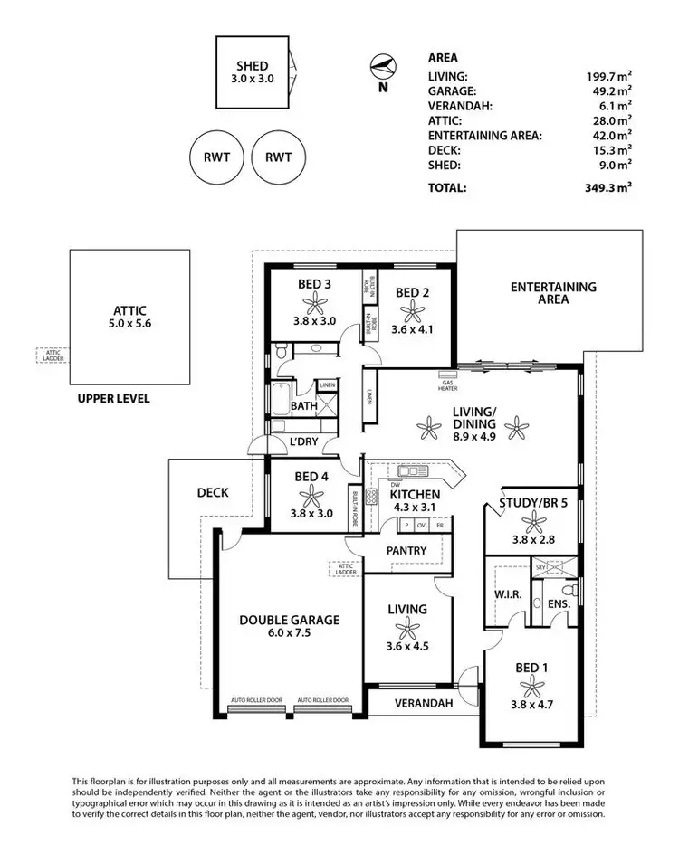 Floorplan of Homely house listing, 9 Silhouette Street, Mount Barker SA 5251