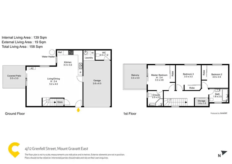 Floorplan of Homely townhouse listing, 4/12 Grenfell street, Mount Gravatt East QLD 4122