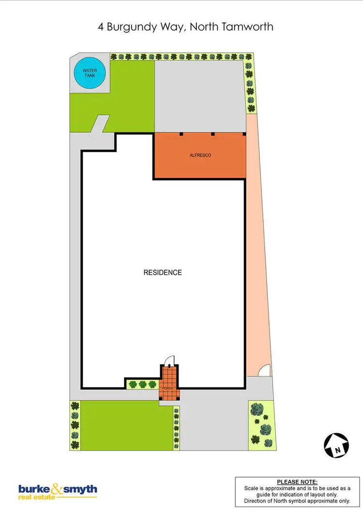 Floorplan of Homely house listing, 4 Burgundy Way, Tamworth NSW 2340