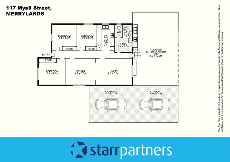 Floorplan of Homely house listing, 117 Myall Street, Merrylands NSW 2160