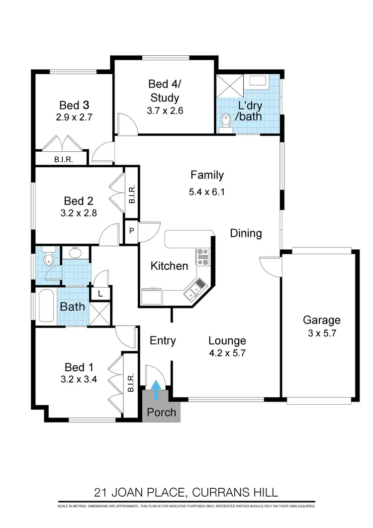 Floorplan of Homely house listing, 21 Joan Pl, Currans Hill NSW 2567