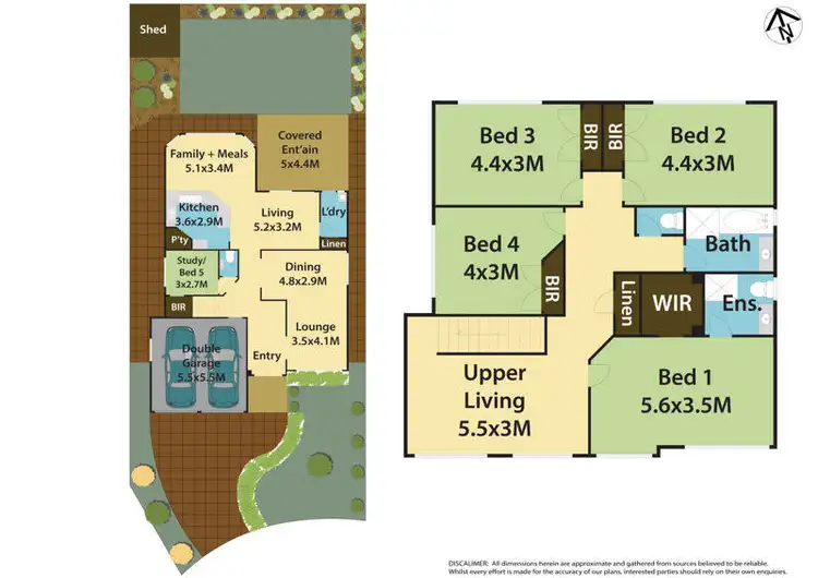 Floorplan of Homely house listing, 8 Dienelt Close, Glenwood NSW 2768