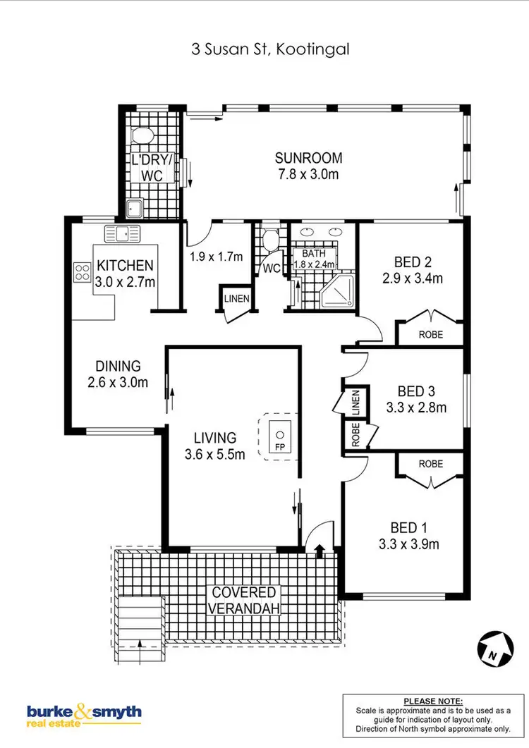 Floorplan of Homely house listing, 3 Susan Street, Kootingal NSW 2352