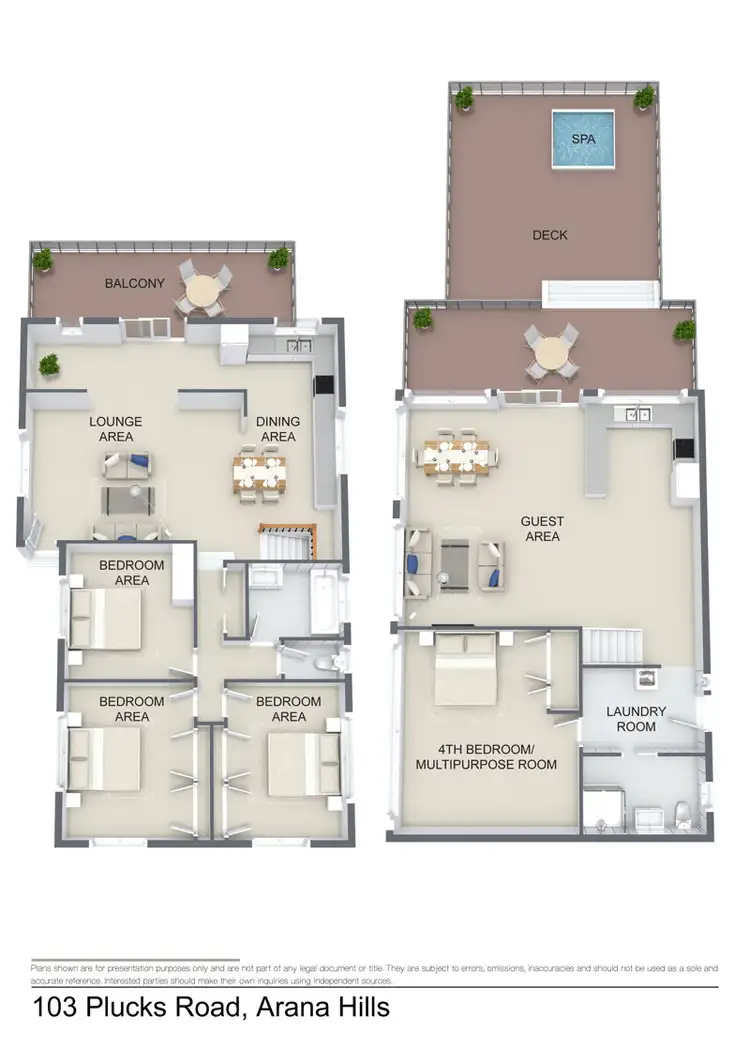 Floorplan of Homely house listing, 103 Plucks Road, Arana Hills QLD 4054