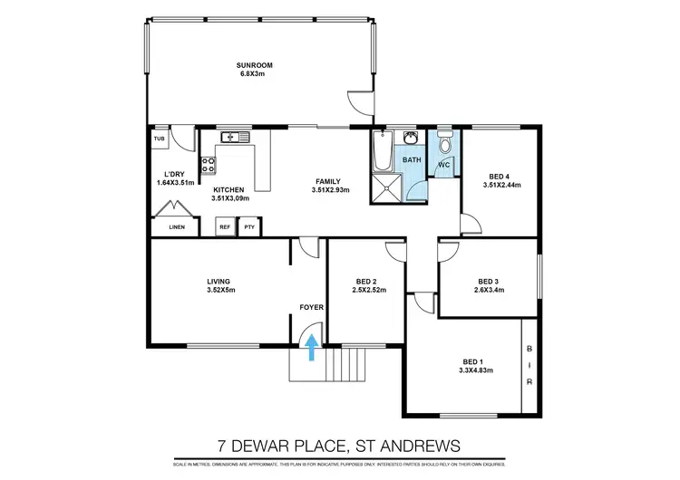 Floorplan of Homely house listing, 7 Dewar Pl, St Andrews NSW 2566