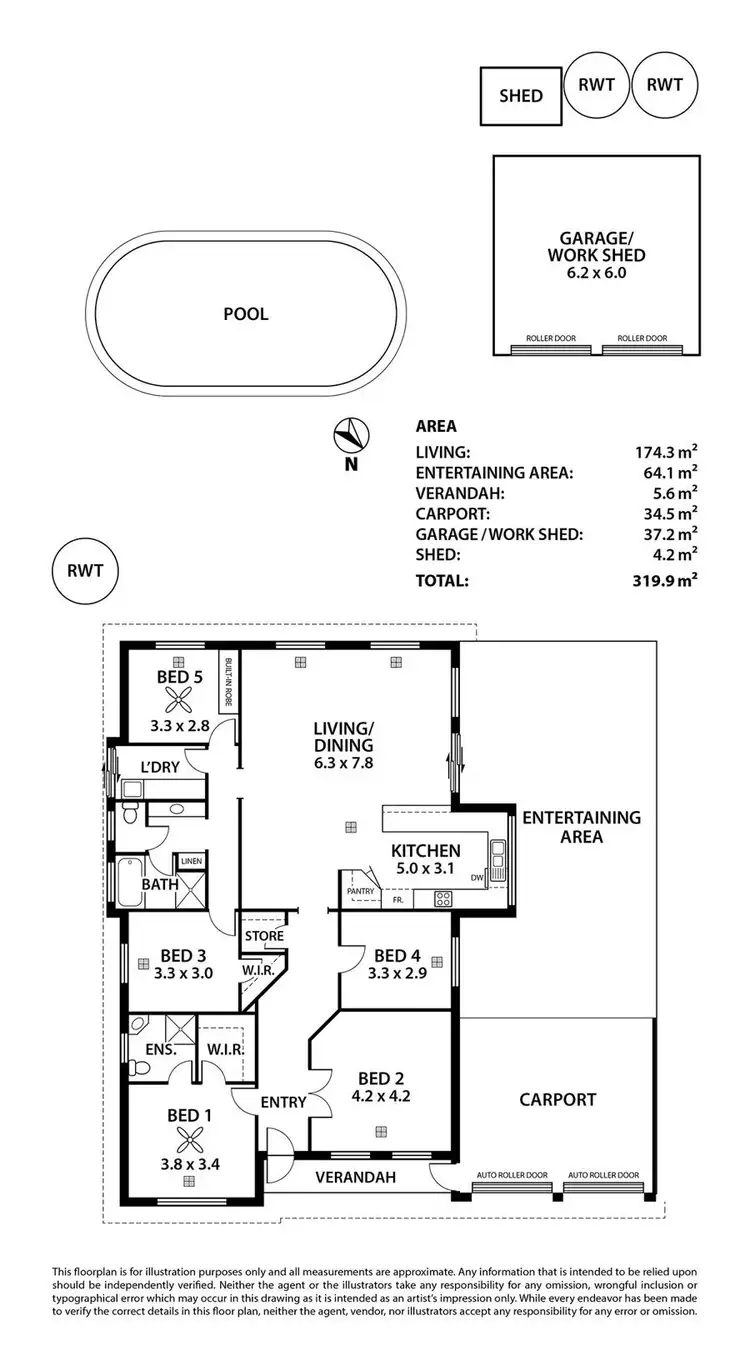 Floorplan of Homely house listing, 65 Roper, Murray Bridge SA 5253