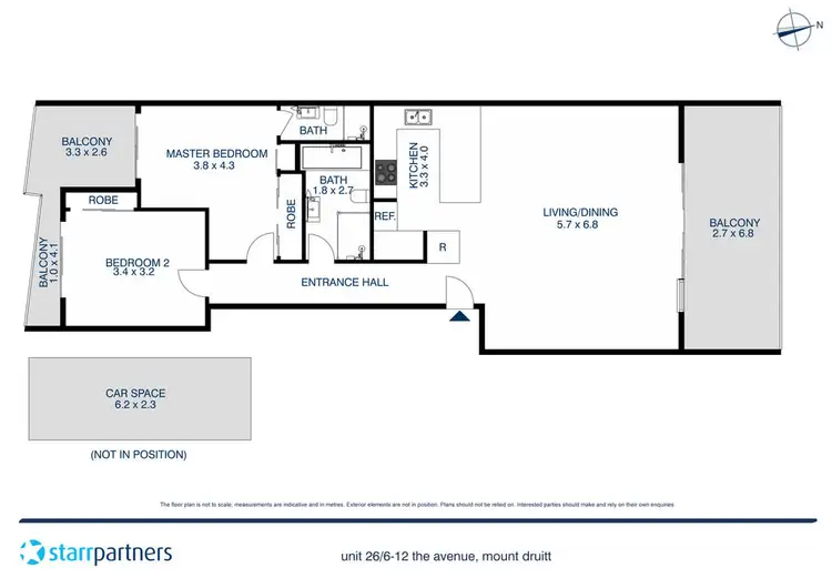 Floorplan of Homely unit listing, 26/6-12 The Avenue, Mount Druitt NSW 2770