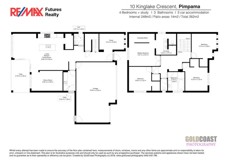 Floorplan of Homely house listing, 10 Kinglake Crescent, Pimpama QLD 4209