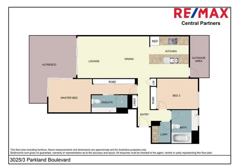 Floorplan of Homely apartment listing, 3025/3 Parkland Boulevard, Brisbane City QLD 4000
