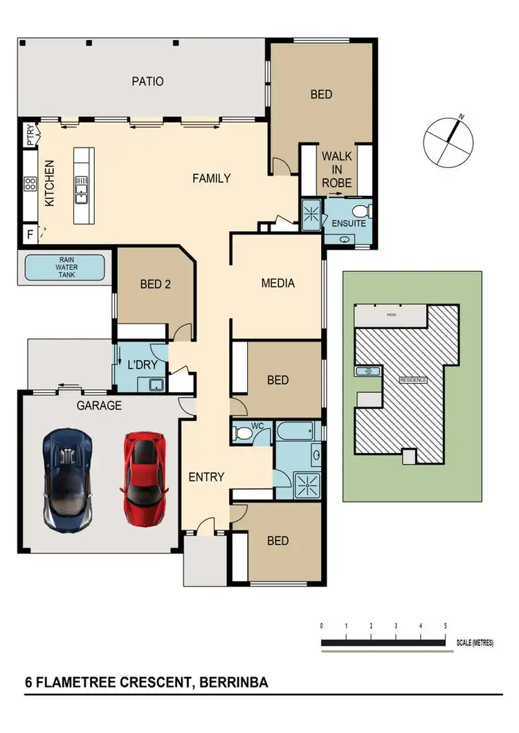 Floorplan of Homely house listing, 6 Flametree Crescent, Berrinba QLD 4117