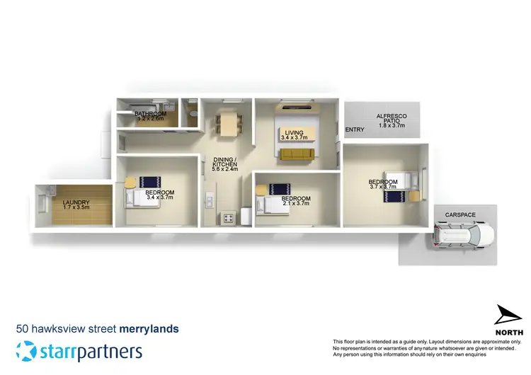 Floorplan of Homely house listing, 50 Hawksview Street, Guildford NSW 2161