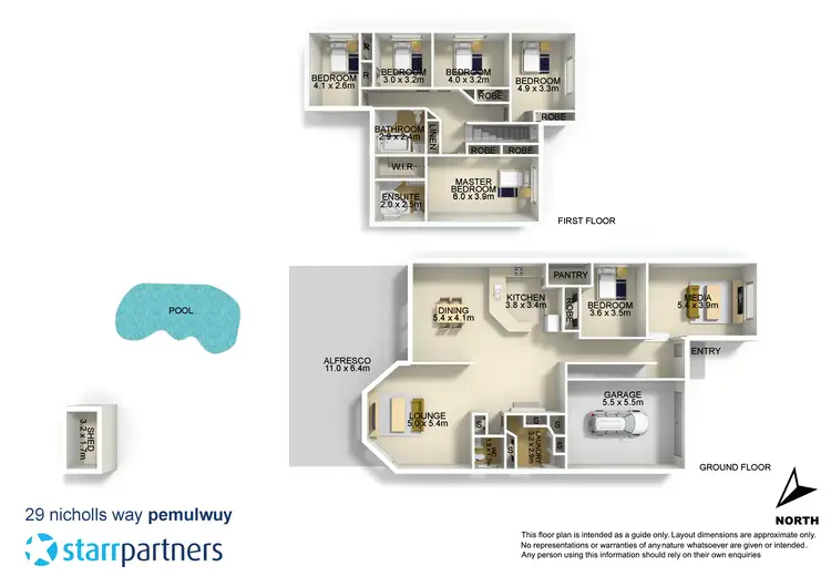 Floorplan of Homely house listing, 29 Nicholls Way, Pemulwuy NSW 2145