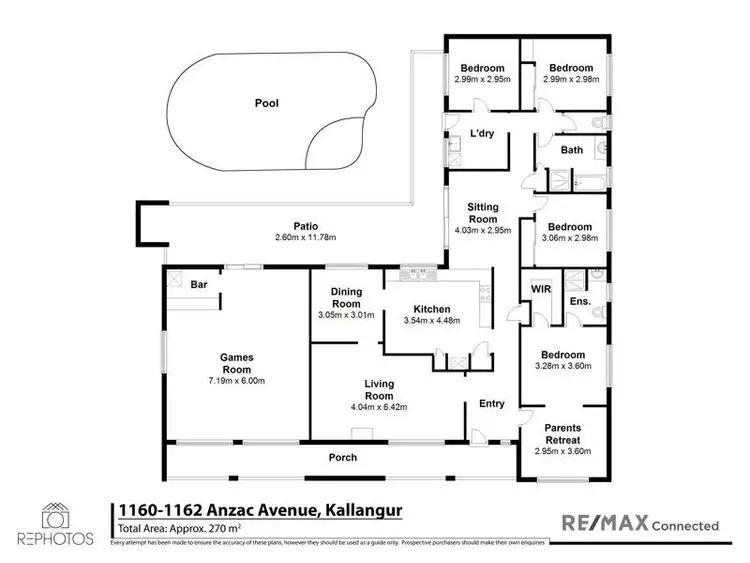 Floorplan of Homely rural property listing, 1160-1162 Anzac Avenue, Kallangur QLD 4503