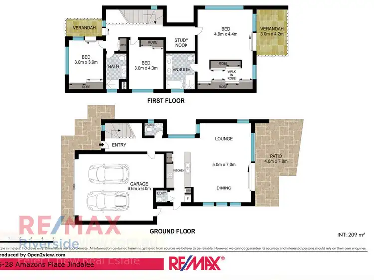 Floorplan of Homely townhouse listing, 6/28 Amazons Place, Jindalee QLD 4074