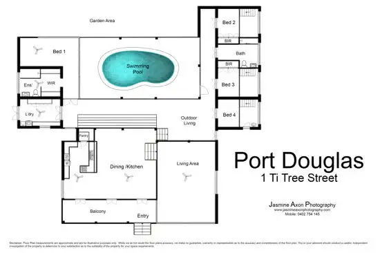 Floorplan of Homely house listing, 1 Ti Tree Street, Port Douglas QLD 4877